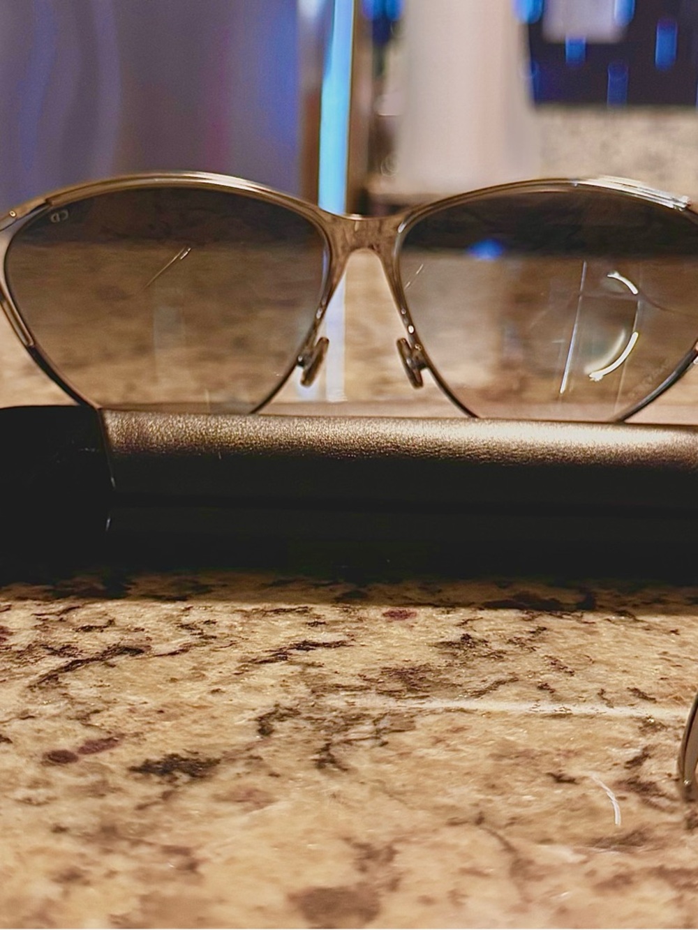 Dior Cat-Eye Women's Metal Frame Sunglasses - NWT - Picture 5 of 8